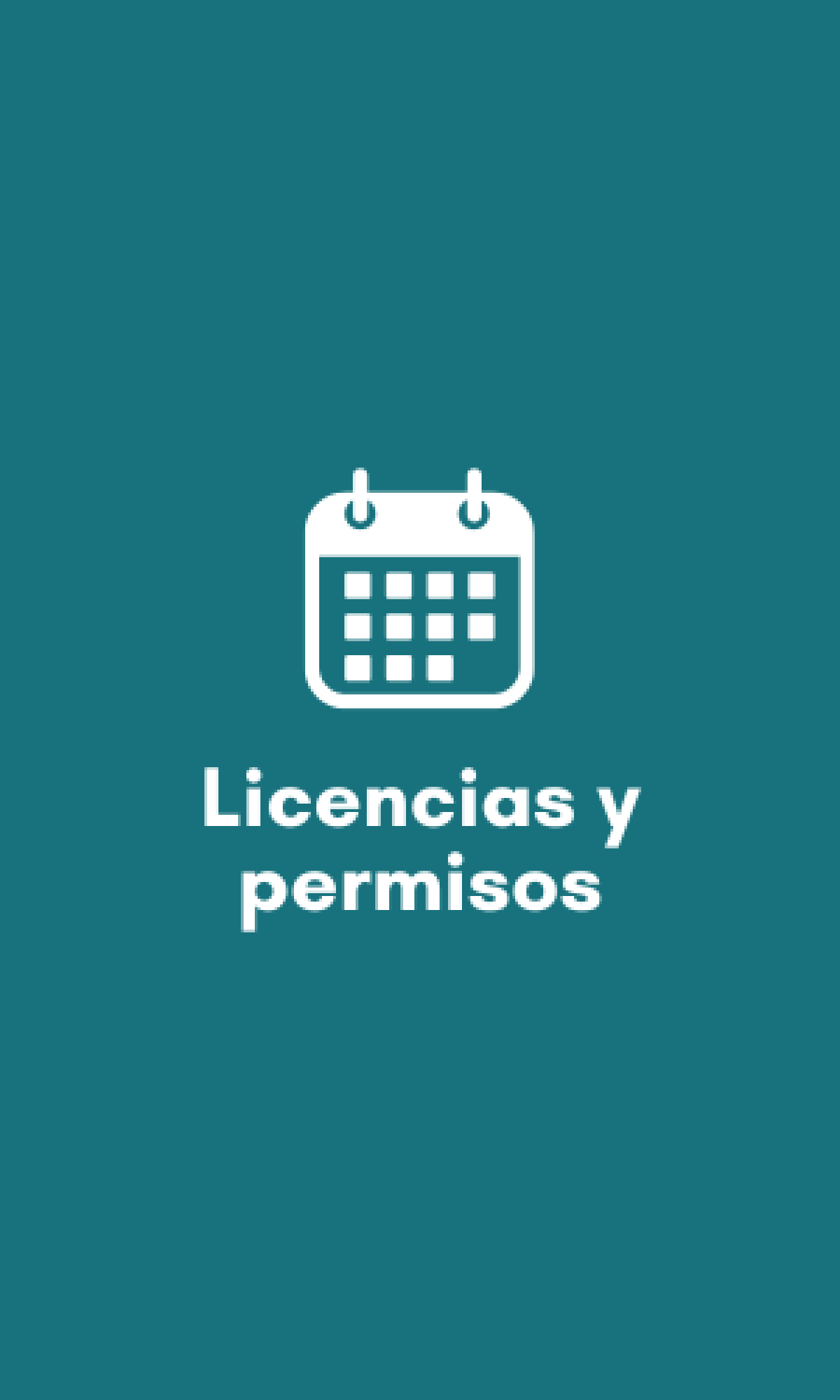 Licencias y permisos